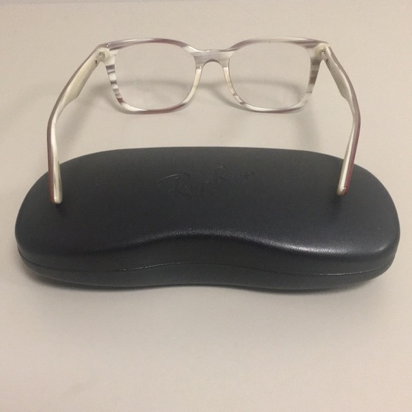 Ray Ban Eye Glasses Maroon/Burgundy - Picture 4 of 4